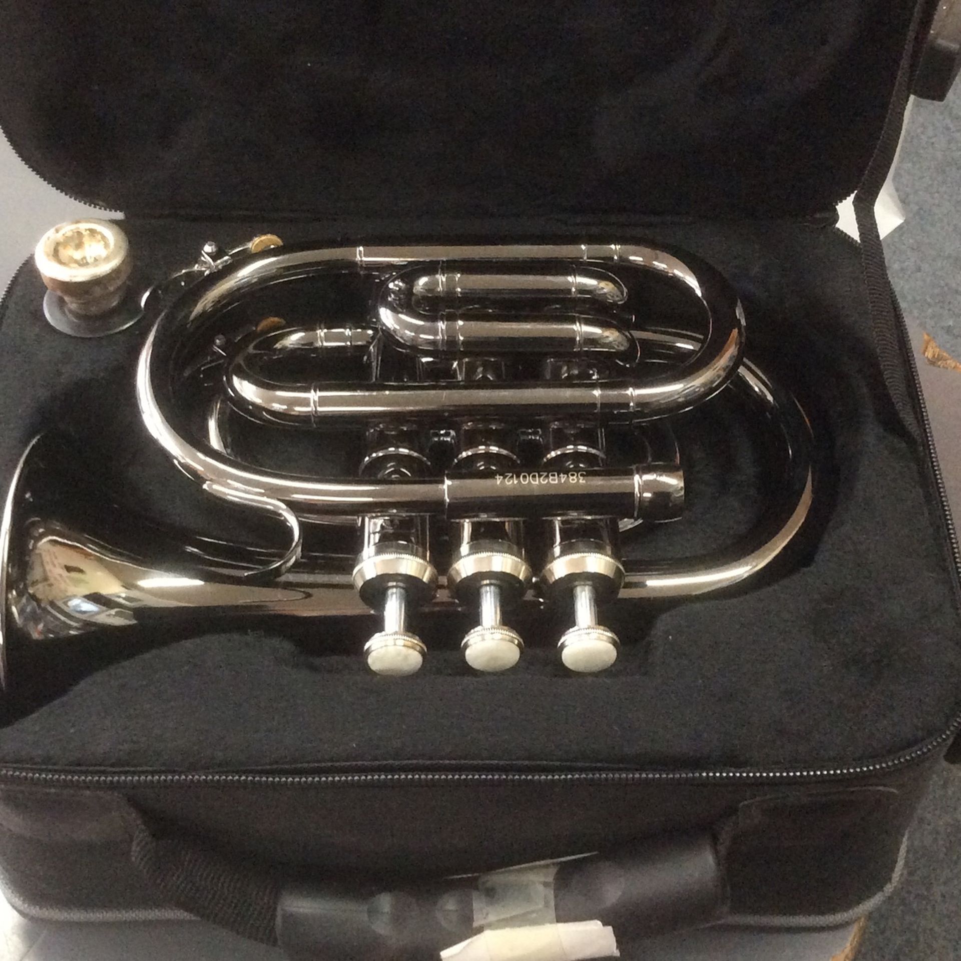 Jean Baptiste Model JBPT384B Pocket Trumpet