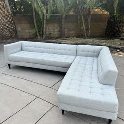 Two Piece Fabric Sofa 
