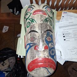 Antique Northwest Totem Mask