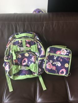 Backpack and lunch box