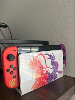 Nintendo Switch oled pokemon scarlet and violet