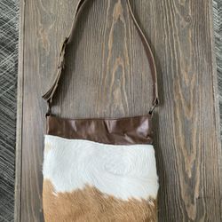 Marge & Rudy. Cowhide | Leather Crossbody Bag | One of a Kind(USED)