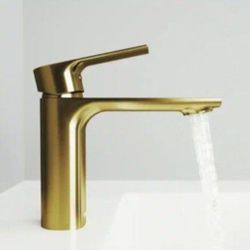 VIGO Davidson Single Handle Single-Hole Bathroom Faucet in Matte Brushed Gold