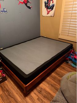 Boxspring and bed frame