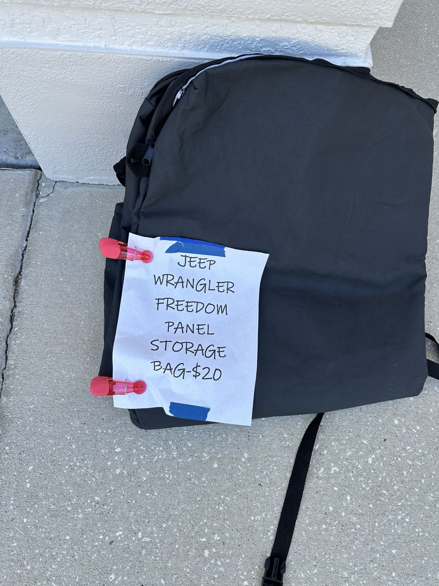 Jeep Wrangler Freedom Panel Storage Bag