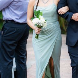 Sage Green Formal Dress