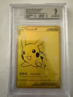 Pikachu V SWSH145 BGS 9 Pokemon