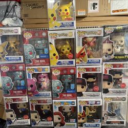 Funkos Pokémon, WWE, Penguin, X-Men, Ghostbusters