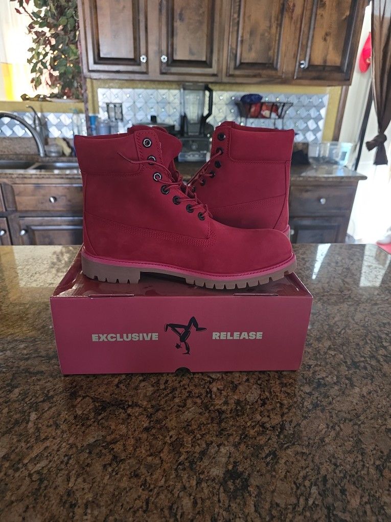 Timberland Red Boots