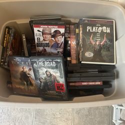 Used DVDs, some Blu-ray some new lots of classics older movies and also some new movies over 50