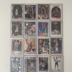 16 All Rookie Basketball Cards Includes Shaq Iverson Pierce And More