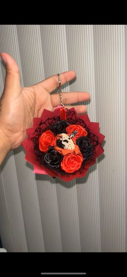 Friday The 13th Bouquet Keychain