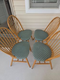 Dining set table and four chairs