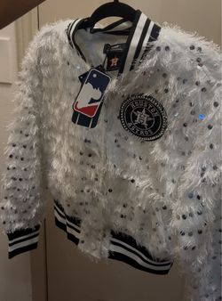 Women’s Faux Fur/ Sequence Astros Jacket