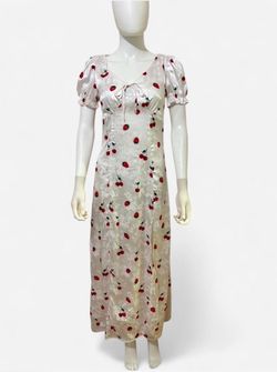 Francesaca’s White satin dress