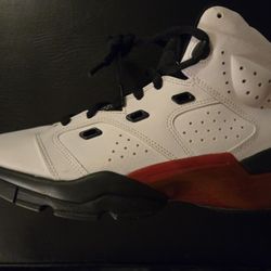 NEW NIKE AIR JORDAN 6-17-23 WHITE/INFRARED 23-BLACK 428818-100 SNEAKER GYM SHOES - SIZE 7Y