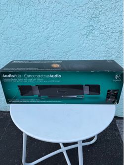 NEW Logitech AudioHub Notebook Speaker System with Integrated USB Hub
