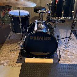 4 Piece Premier Drum Set