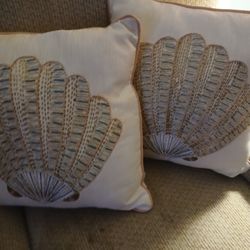 Perfect Pillows  Beautiful, Beaded Shell Design