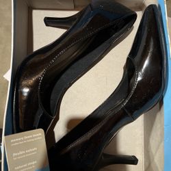 Women Black Shoe Heel 