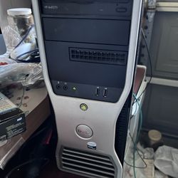 Desktop Computer With The Graphic Card
