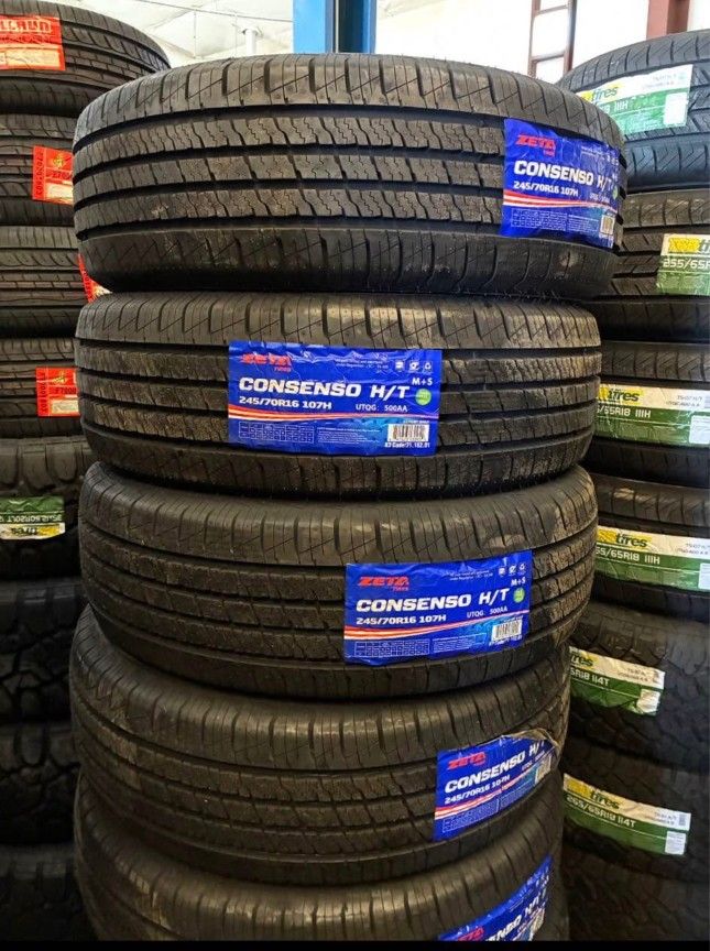 245/70/16 Zeta Tires Installed And Balanced