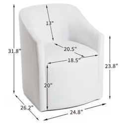 Kinwell Rolling Dining Chairs (2)