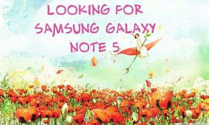Looking for Samsung Galaxy note 5