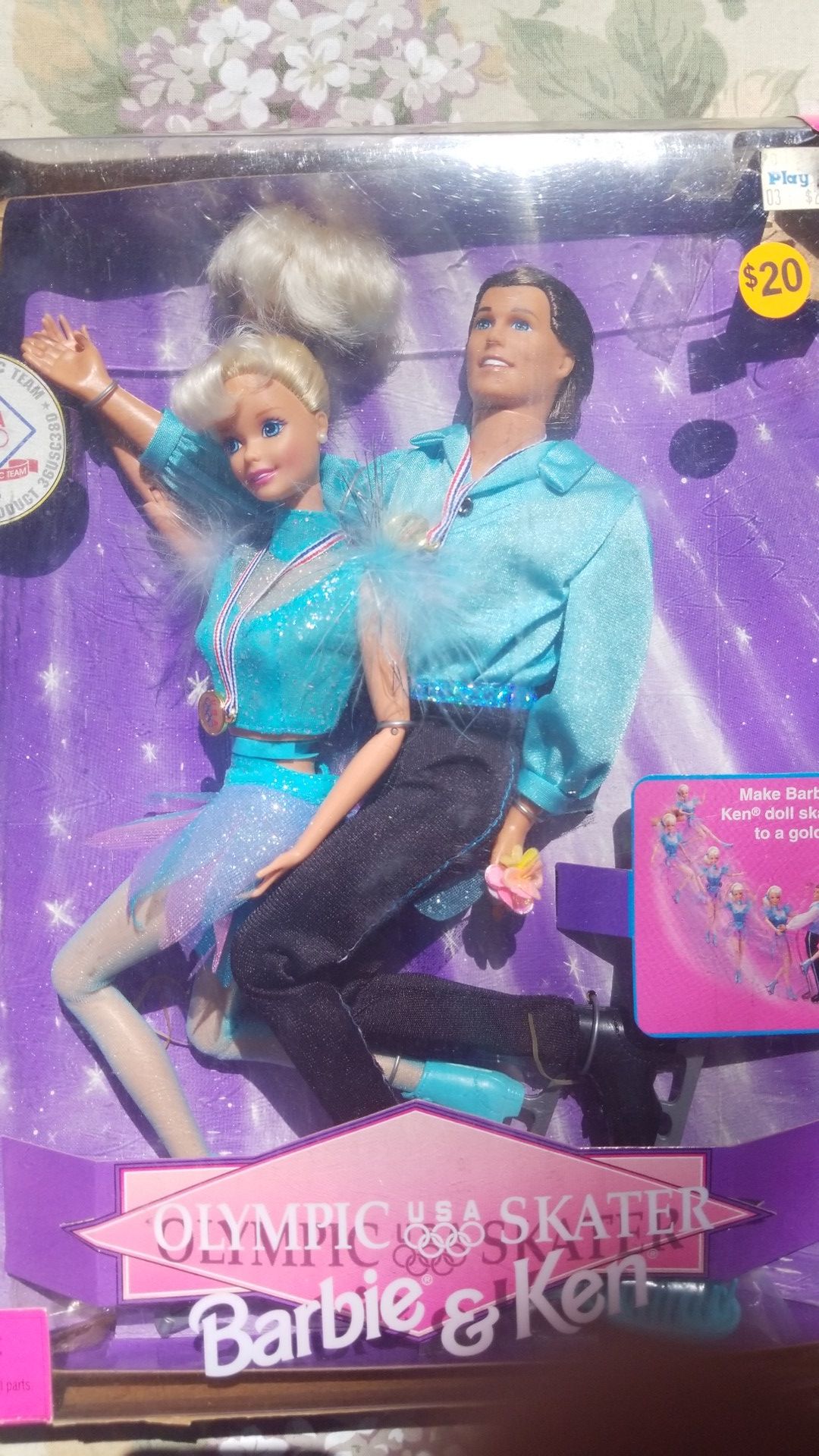 Olympic skater Barbie and Ken