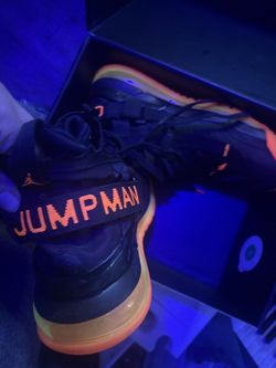 Jordan Jumpman Sneakers Black Orange