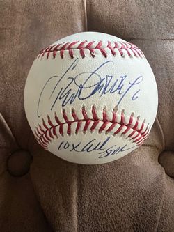 Steve Garvey LA Dodgers Autographed Baseball with 10x All-Star Inscription