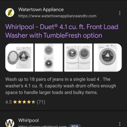 Whirlpool Washer