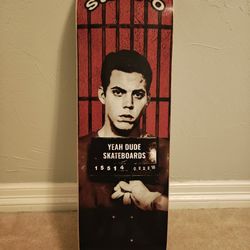 Steve-O Mug Shot Signed Skateboard Authenticated Beckett #BH085404
