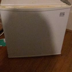 White Kenmore Mini Fridge