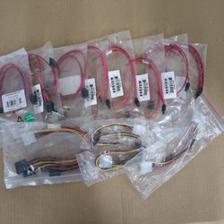 SATA Cables And Power Adapters 