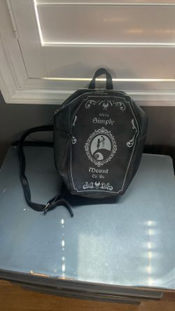 Nightmare Before Christmas Simply Meant to Be Mini Coffin Backpack Purse