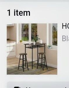 Bar set table and 2 stools new in the box located in Chandler 85225