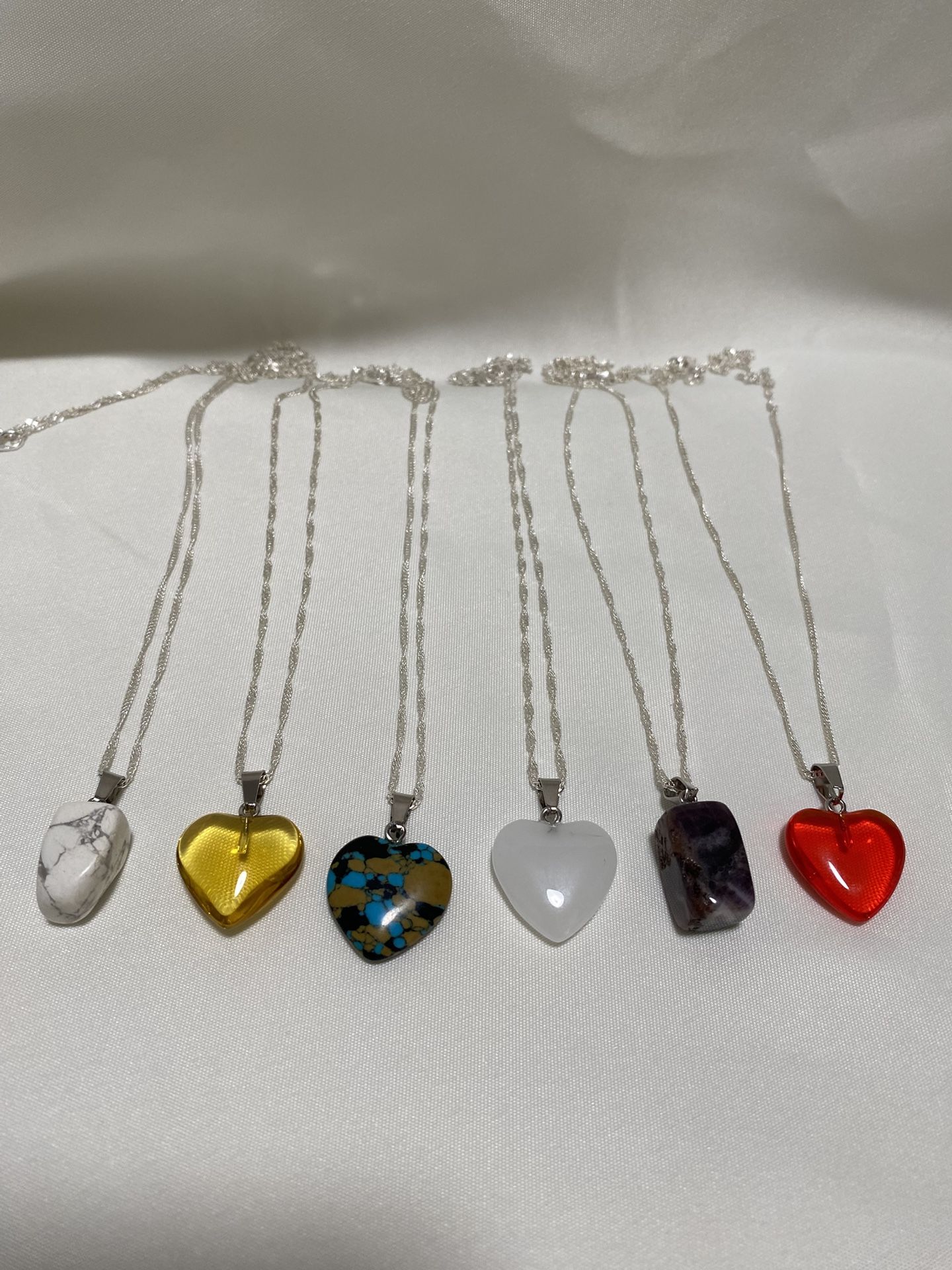 Assorted Chape Necklace And Pendant.