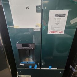 22.2 cu. ft. Smart French Doot Refrigerator with Hot Water Dispenser in Matte Black, Counter Depth and ENERGY STAR