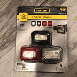 3 Pack Head Light