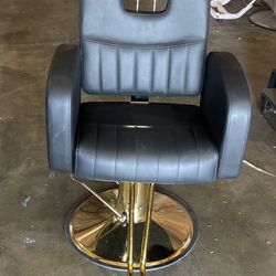 Barber salon chair, recliner 