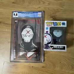 Red X Comic And Funko