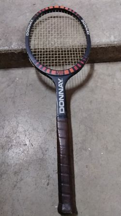 Ancienne Raquette De Tennis Donnay Borg Pro – Modèle Vintage Des Années 80 En Bon état