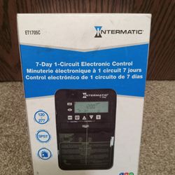 Intermatic 7-day 1-circuit Electronic Control (ET1705C)