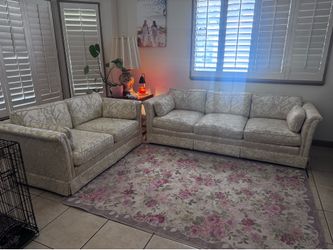 Vintage L. Mirando Couch and Loveseat