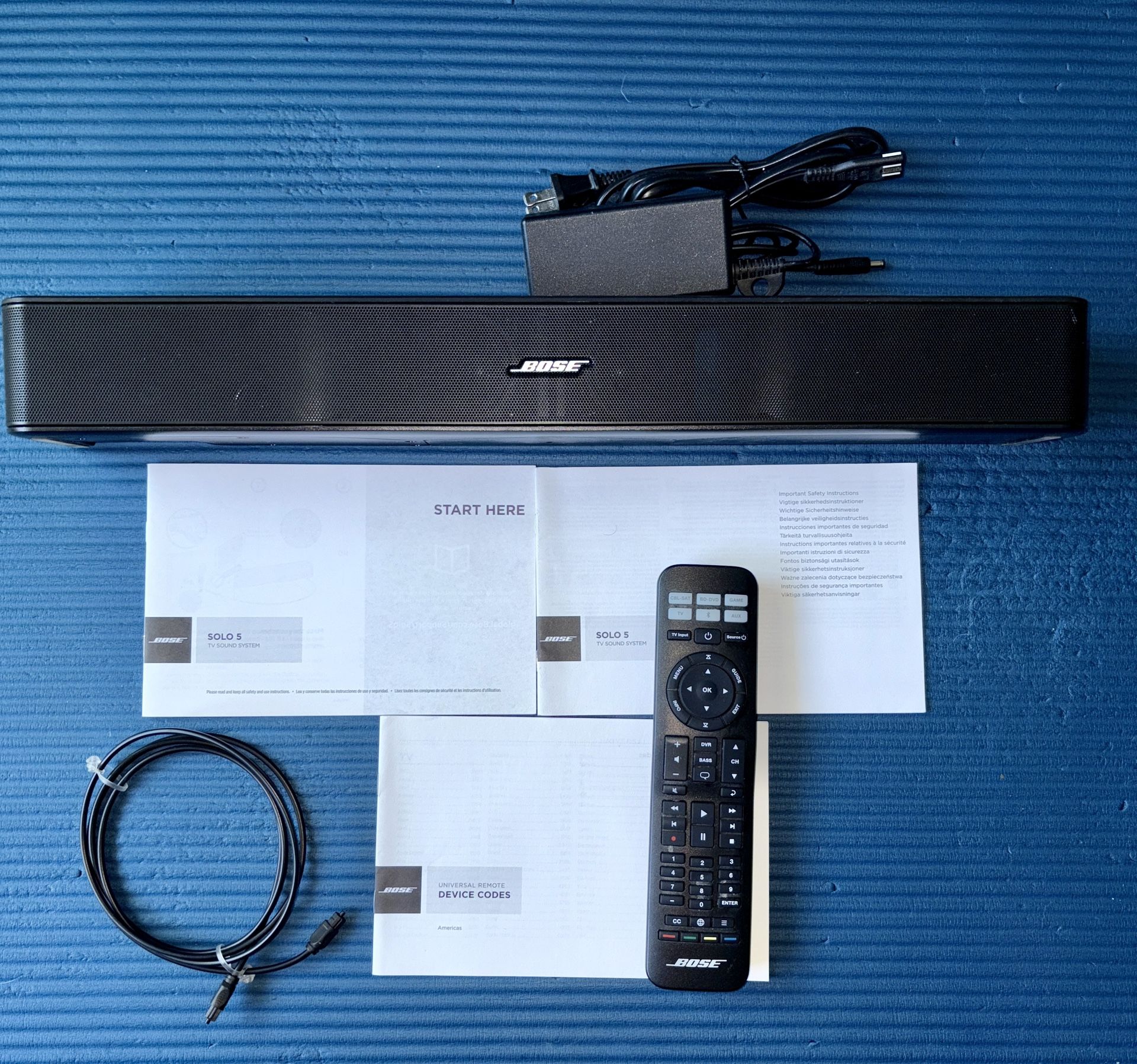 Bose Solo 5 TV Sound System Black