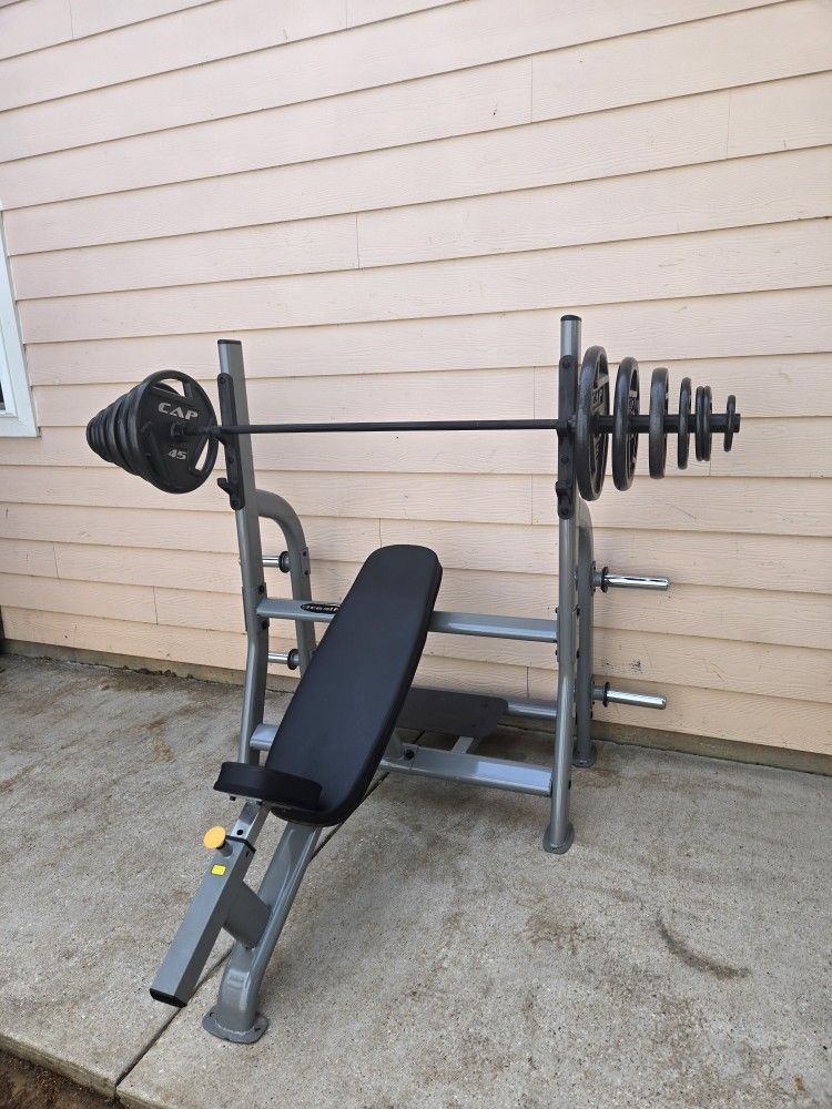 Commercial Bench Press With Weights