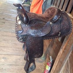 15” FQHB Simco Western Saddle