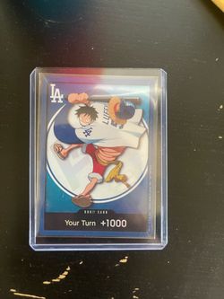 DODGERS ONE PIECE LUFFY DON CARD