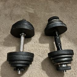 Adjustable Steel Dumbbells